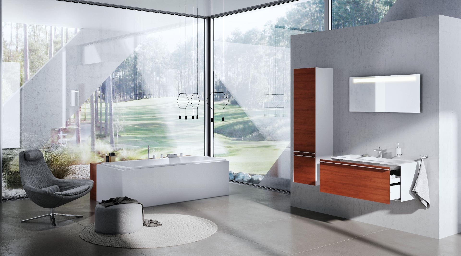 Largo Głogów Salon Łazienek - wyposażenie i aranżacja